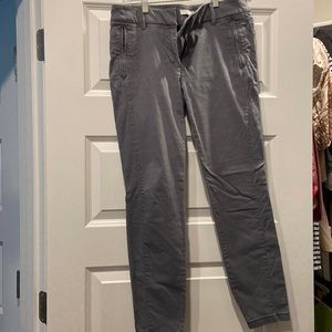 Skinny leg work pants